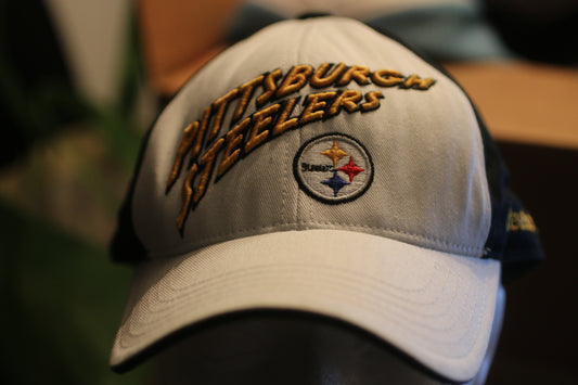 Pittsburgh Steelers NFL Reebok Youth Adjustable Cap Hat Black White Gold