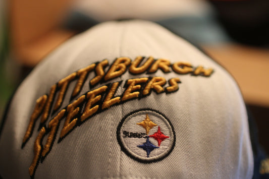 Pittsburgh Steelers NFL Reebok Youth Adjustable Cap Hat Black White Gold