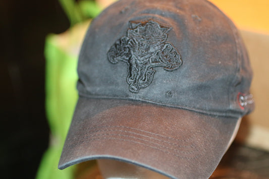 FSN Florida Black Gothic Cross Dad Hat Adjustable Baseball Cap Cotton