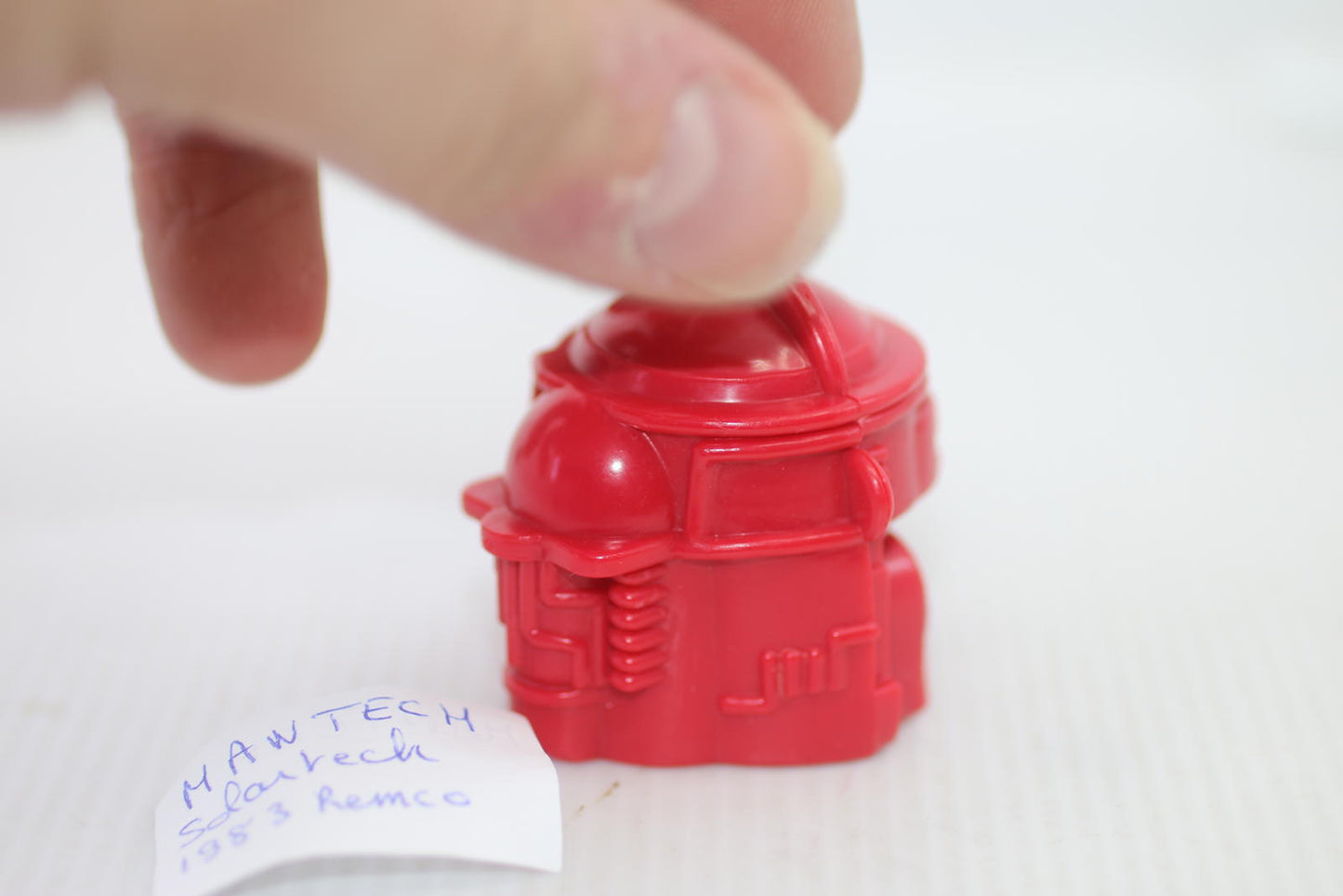 MANTECH 1983 Remco Red SolarTech Vintage 7" Action RED Helmet PART Only