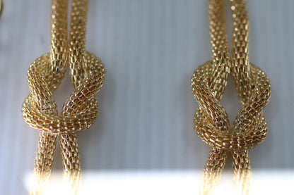 Vintage Gold Tone Multi Necklace Rhinestone Circle Pendant