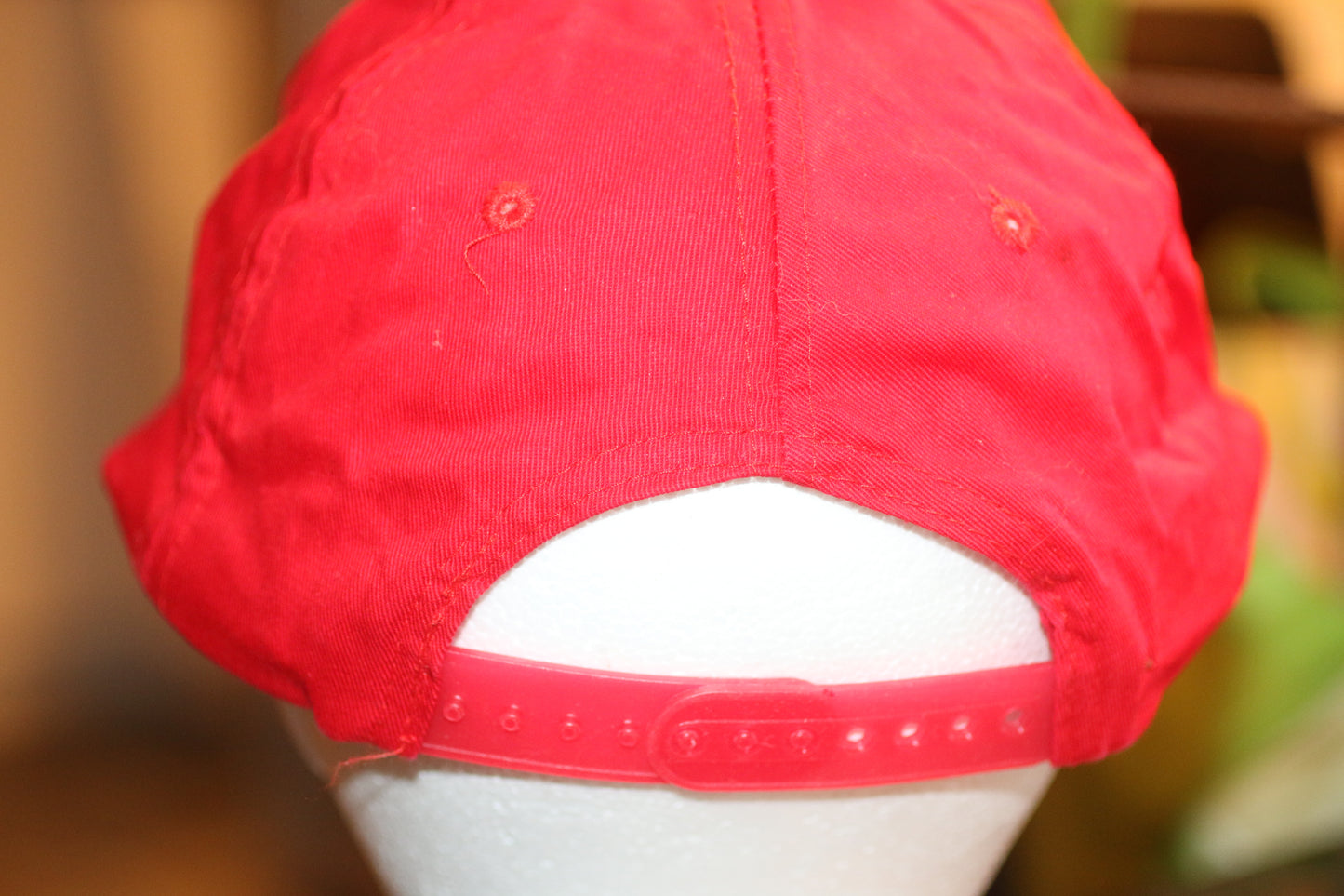 Vintage Red Rope Cap “The Gulpers” – Retro Snapback Hat – 80s/90s Style – USA