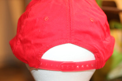 Vintage Red Rope Cap “The Gulpers” – Retro Snapback Hat – 80s/90s Style – USA