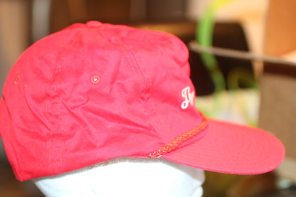 Vintage Red Rope Cap “The Gulpers” – Retro Snapback Hat – 80s/90s Style – USA