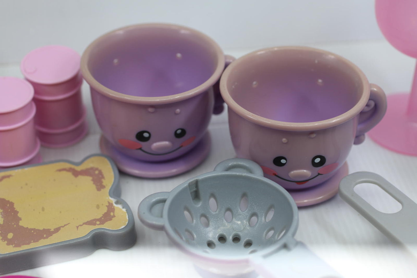Kids' Play Kitchen Toy Set with Utensils and Food Pieces toaster paw patrol mug