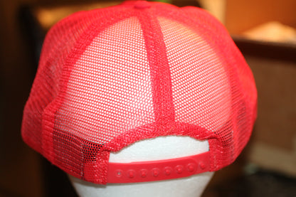 Vintage 1991 API Bass Tournament Trucker Hat – Red Rope Snapback – Made in USA