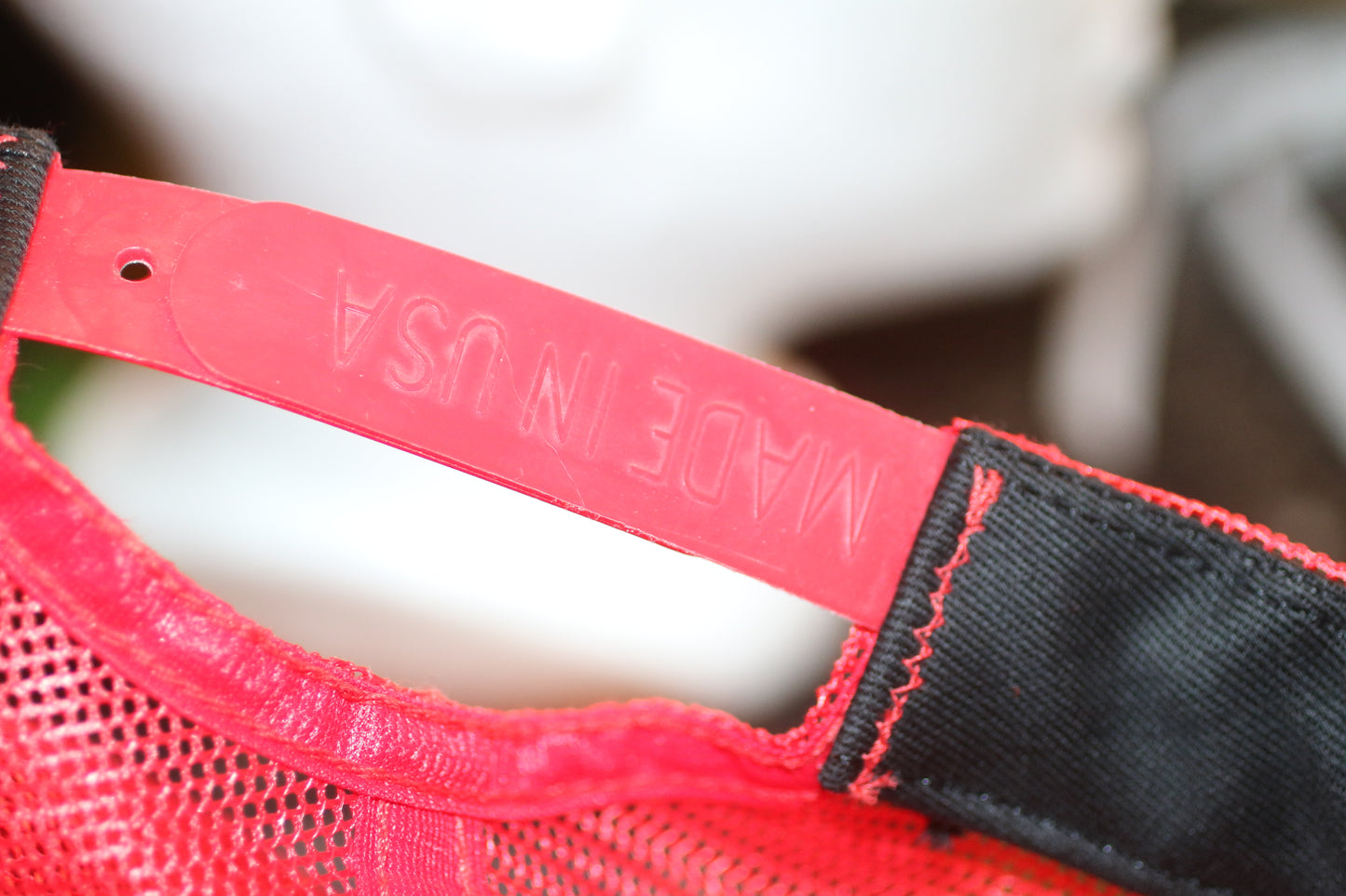 Vintage 1991 API Bass Tournament Trucker Hat – Red Rope Snapback – Made in USA