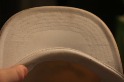 Vintage Jif Peanut Butter Presents Mr Pringles Trucker Hat Promo Snapback Cap USA