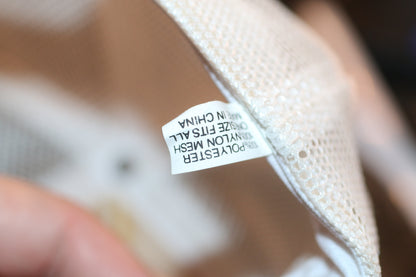 Vintage Jif Peanut Butter Presents Mr Pringles Trucker Hat Promo Snapback Cap USA