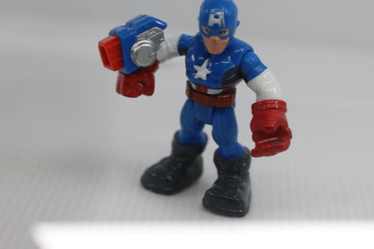 Playskool Marvel Super Hero Adventures SHIELD SLINGIN' CAPTAIN AMERICA