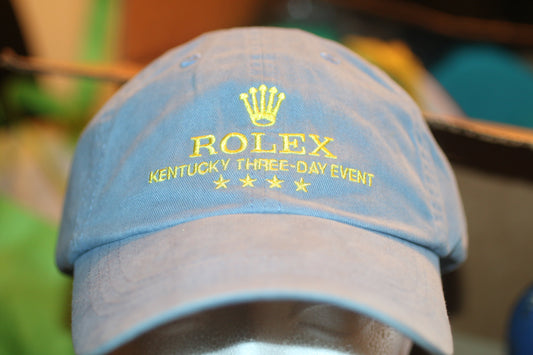 Rolex Kentucky Three-Day Event 2010 Blue Strapback Hat Vintage
