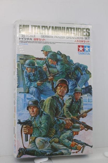 Tamiya 1/35 Scale Military Figure Model Kit Mid-WWII German Panzer Grenadiers