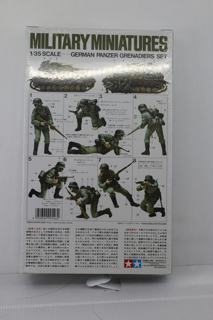 Tamiya 1/35 Scale Military Figure Model Kit Mid-WWII German Panzer Grenadiers