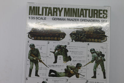 Tamiya 1/35 Scale Military Figure Model Kit Mid-WWII German Panzer Grenadiers