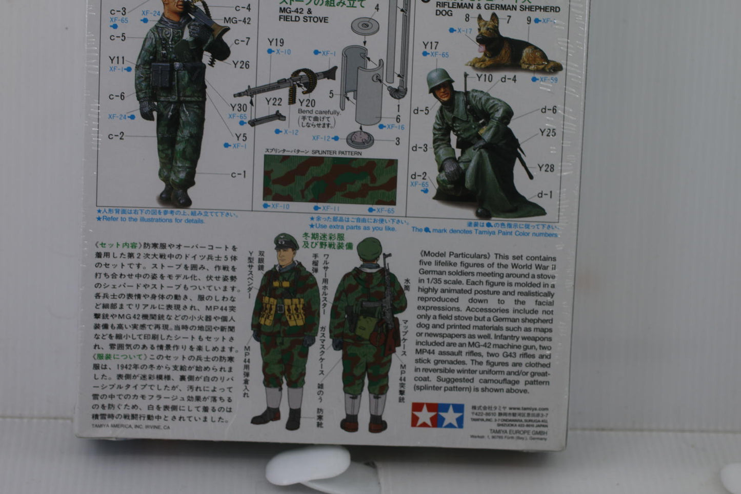 Tamiya Military Miniatures 1/35th Scale German Soldiers Field Briefing Model Kit