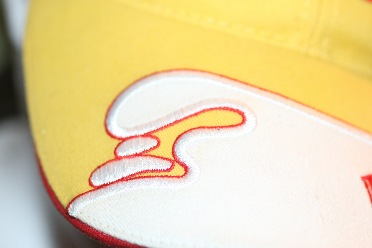 Vintage Dale Earnhardt Jr #3 Nilla Wafers NASCAR Strapback Hat – Yellow – Promo Cap