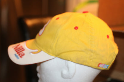 Vintage Dale Earnhardt Jr #3 Nilla Wafers NASCAR Strapback Hat – Yellow – Promo Cap
