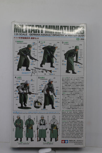 Tamiya 1/35 Scale German Assault Infantry w/ Winter Gear Military Miniatures