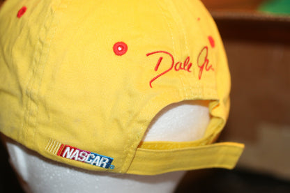 Vintage Dale Earnhardt Jr #3 Nilla Wafers NASCAR Strapback Hat – Yellow – Promo Cap