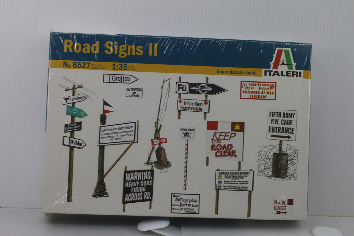 Italeri Road Signs II 1:35 Scale Model Super Decals Sheet No 6527