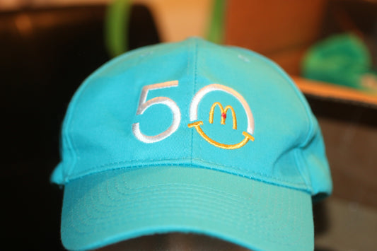 MCDONALDS 50 YEARS EMPLOYEE HAT CAP NEW ADJUSTABLE HIT WEAR GENUINE