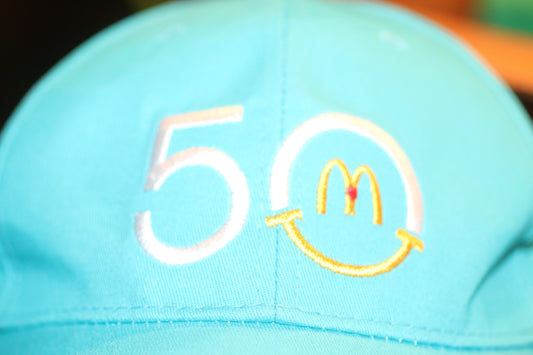 MCDONALDS 50 YEARS EMPLOYEE HAT CAP NEW ADJUSTABLE HIT WEAR GENUINE