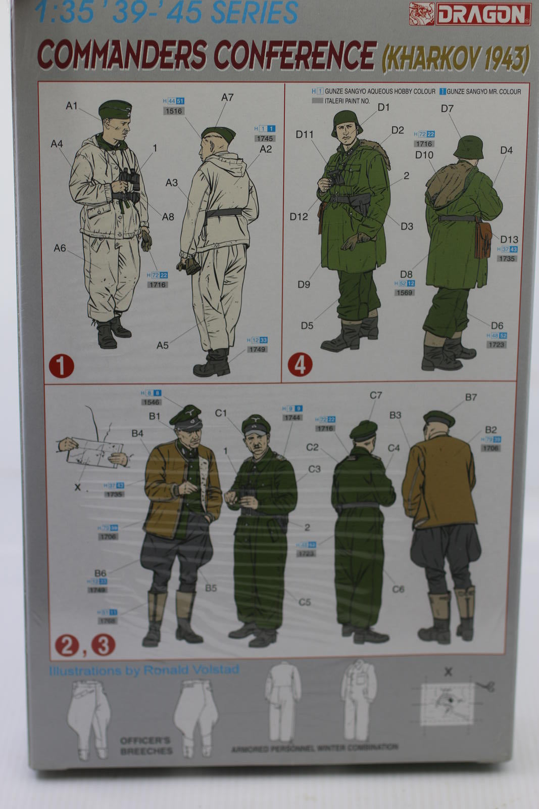 DRAGON 6144 1/35 Commanders Conference (Kharkov 1943)