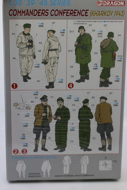 DRAGON 6144 1/35 Commanders Conference (Kharkov 1943)