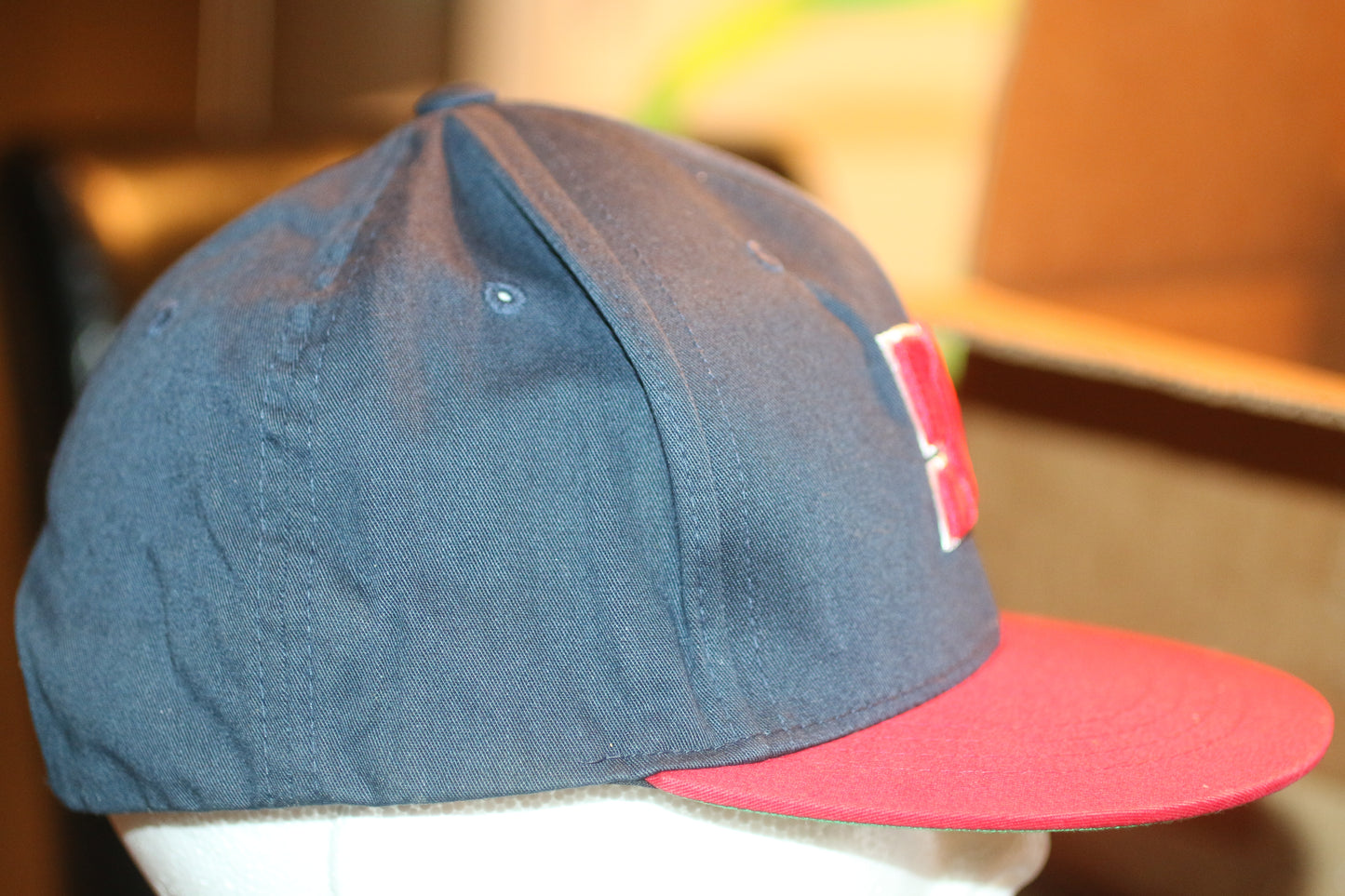 DC Shoes Classic Logo Snapback Hat Navy Red Flat Brim Yupoong The Classics
