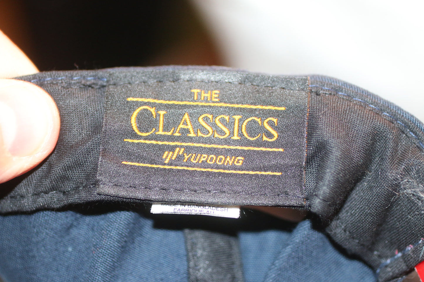 DC Shoes Classic Logo Snapback Hat Navy Red Flat Brim Yupoong The Classics