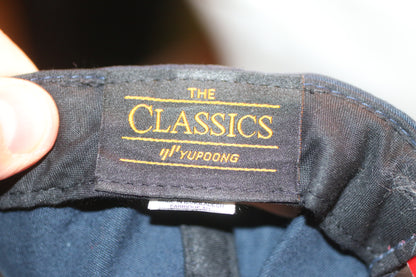 DC Shoes Classic Logo Snapback Hat Navy Red Flat Brim Yupoong The Classics