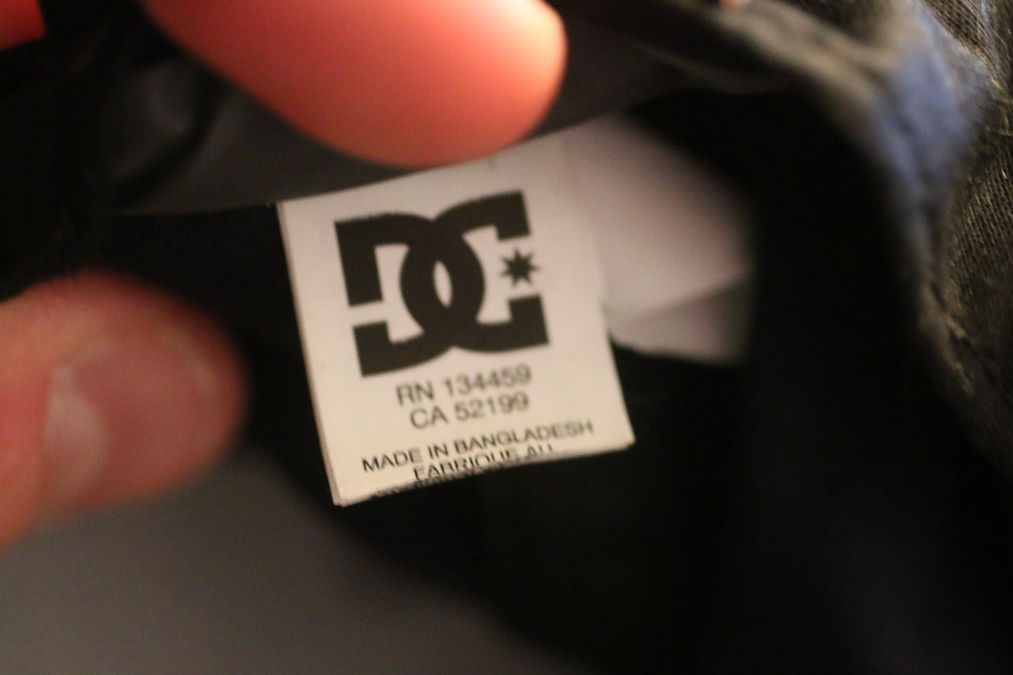 DC Shoes Classic Logo Snapback Hat Navy Red Flat Brim Yupoong The Classics