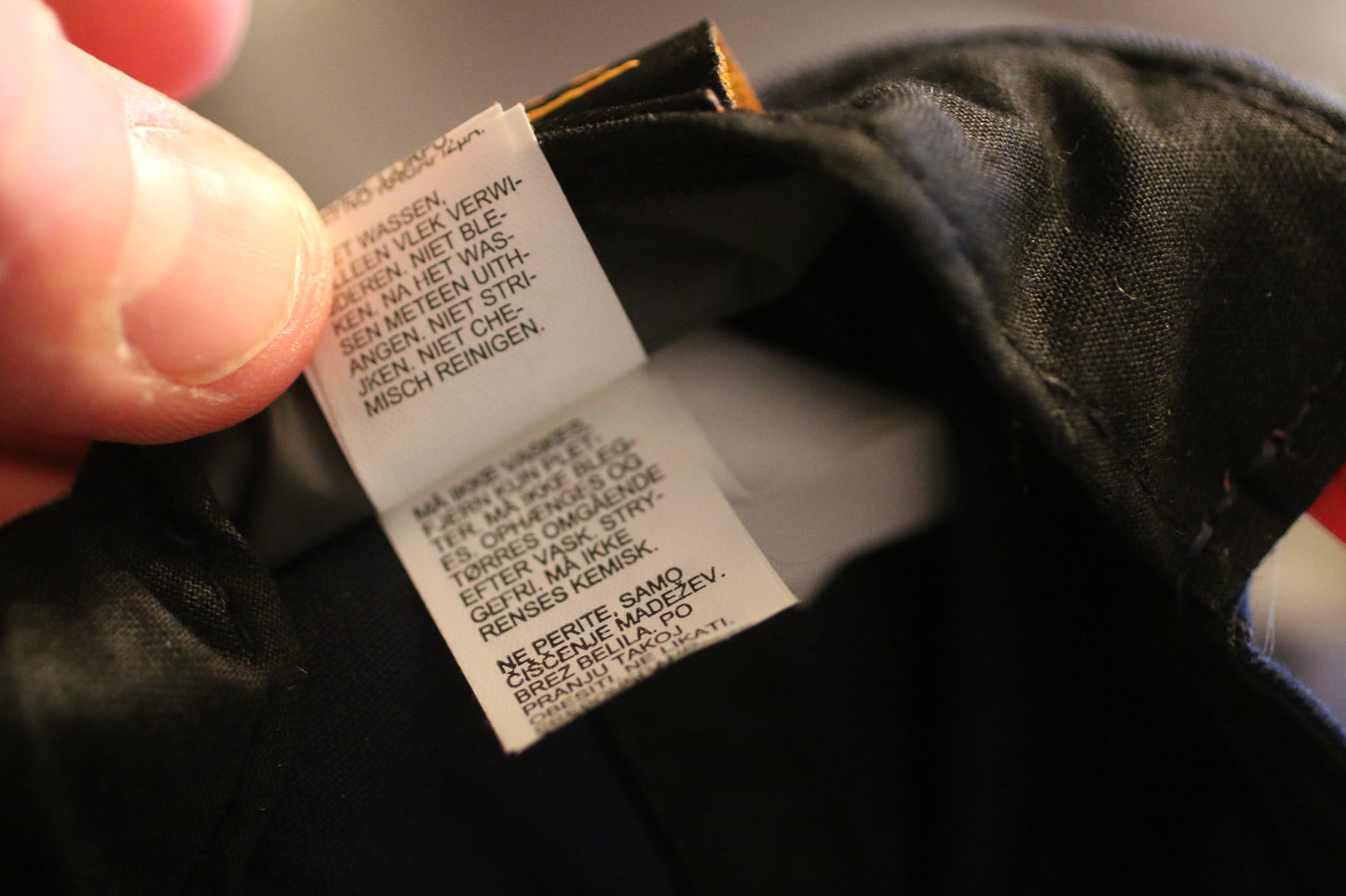 DC Shoes Classic Logo Snapback Hat Navy Red Flat Brim Yupoong The Classics