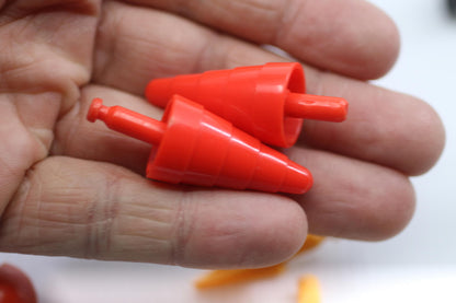 vintage Mego Micronauts BARON KARZA LARGE MISSILE Parts lot of 2