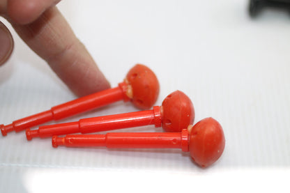 Missile (x3) Mego Micronauts Vehicles: Star Searcher REPLACEMENT PARTS