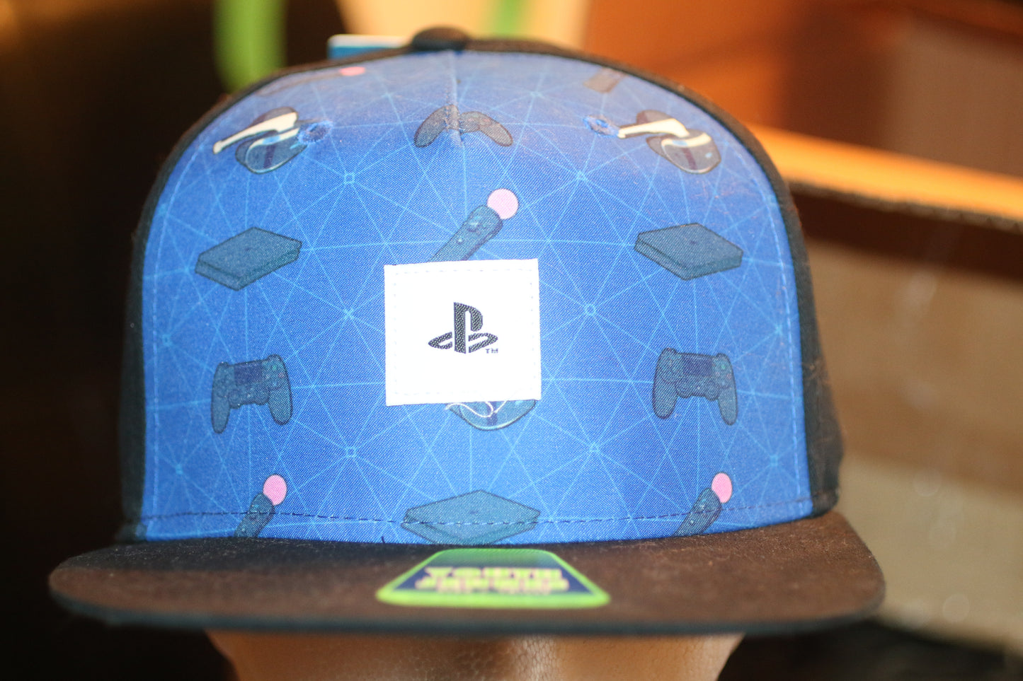 Sony Playstation Embroidered Logo Patch Gaming Icons Youth Hat snapback - NEW