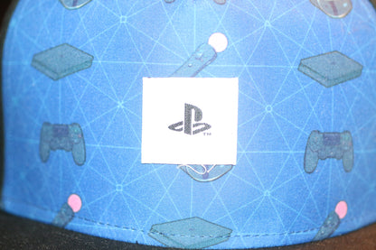 Sony Playstation Embroidered Logo Patch Gaming Icons Youth Hat snapback - NEW