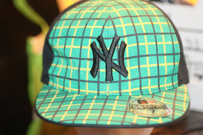New York Yankees Hat Cap Fitted Mens 7 Plaid MLB Baseball 59FIFTY New Era