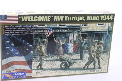 Gecko Models 1/35 Scale 'WELCOME' NW Europe, June 1944 Military Diorama Kit