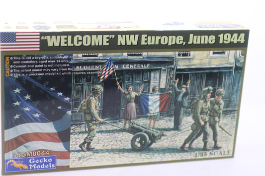 Gecko Models 1/35 Scale 'WELCOME' NW Europe, June 1944 Military Diorama Kit