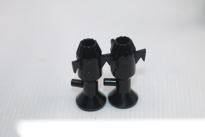 vintage Mego Micronauts BARON KARZA LARGE MISSILE Parts lot of 2