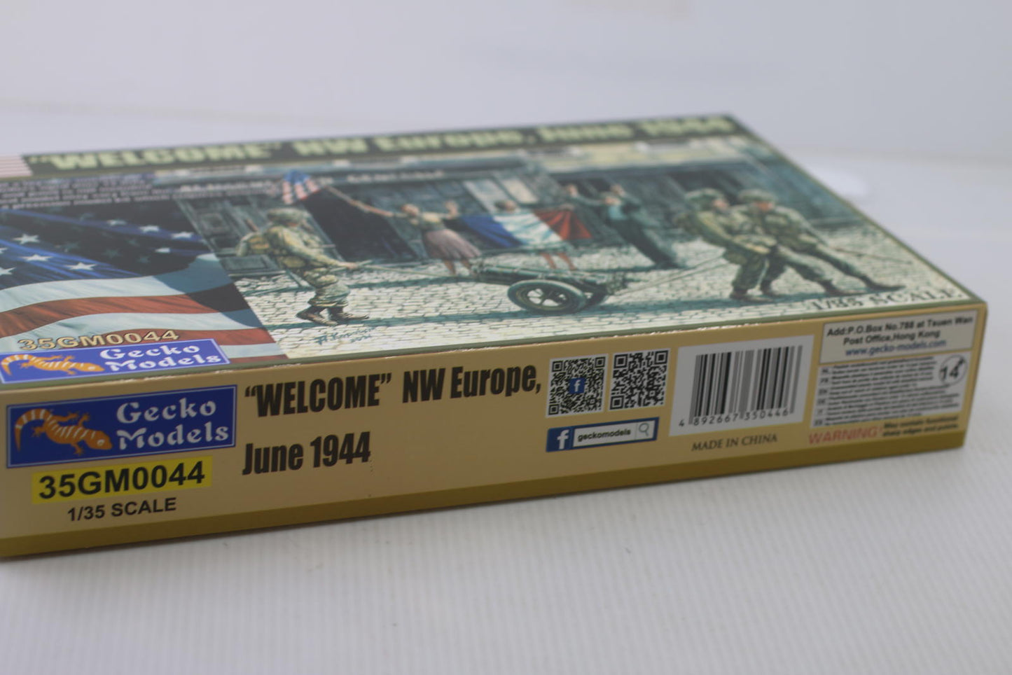 Gecko Models 1/35 Scale 'WELCOME' NW Europe, June 1944 Military Diorama Kit