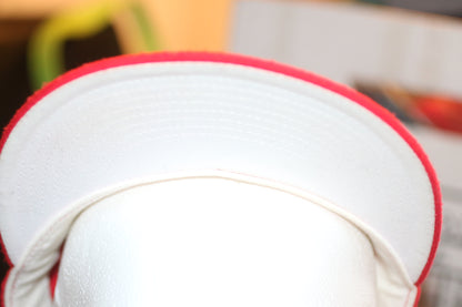 Element Skateboards Red Fitted Hat Tree Logo Size 7 1/4–7 5/8 Skate Cap