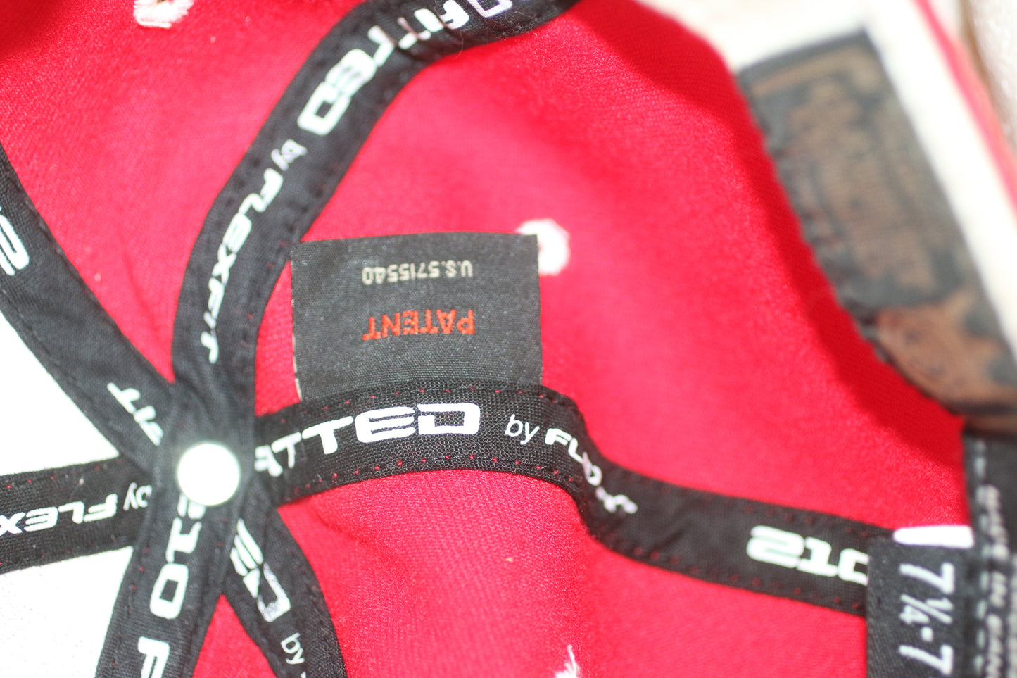 Element Skateboards Red Fitted Hat Tree Logo Size 7 1/4–7 5/8 Skate Cap