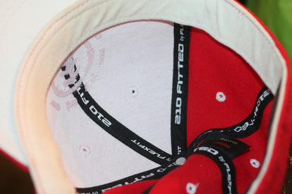 Element Skateboards Red Fitted Hat Tree Logo Size 7 1/4–7 5/8 Skate Cap