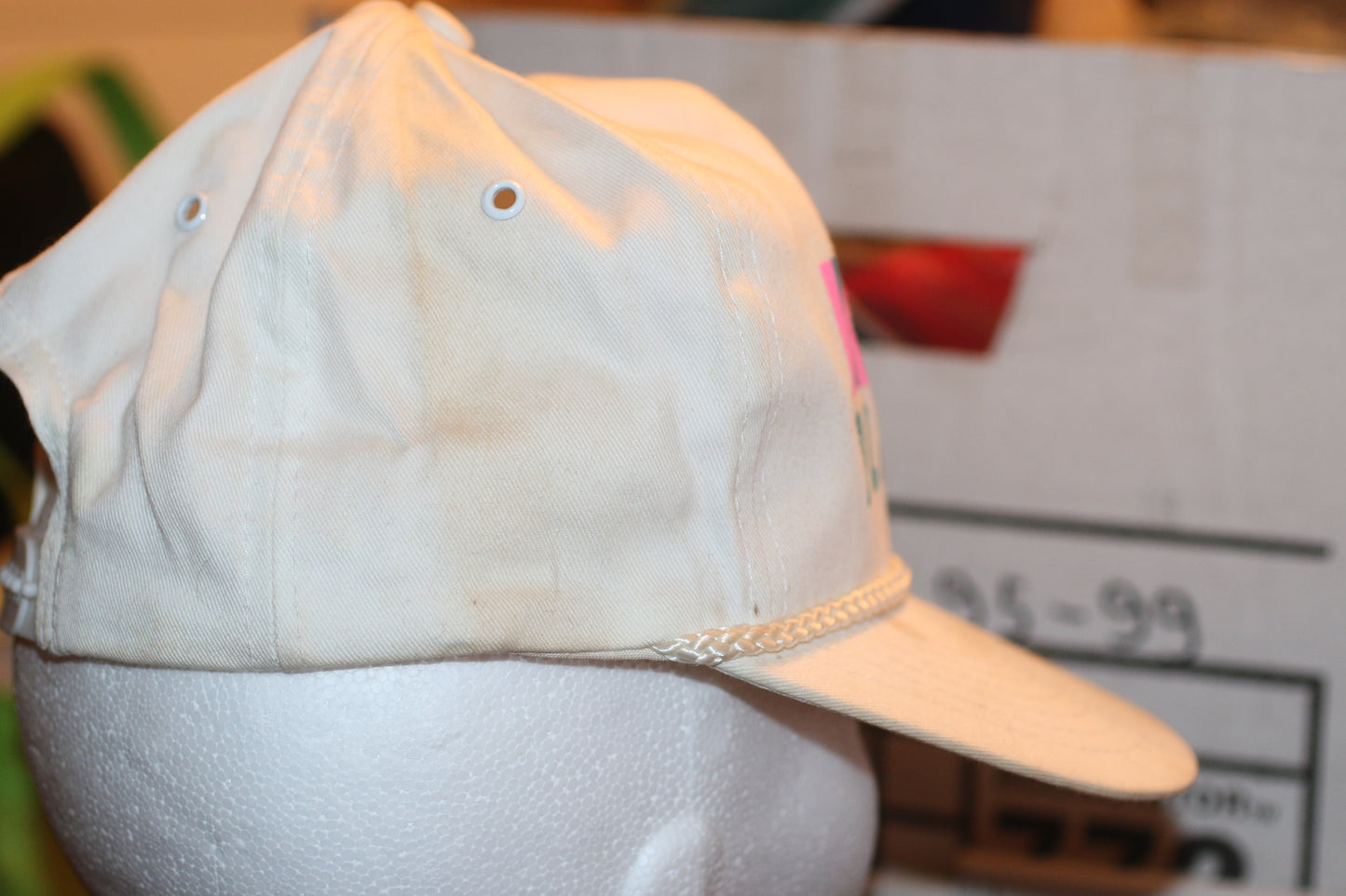 Kentucky Lottery Player Vintage Snapback Hat White Rope Cap USA Promo