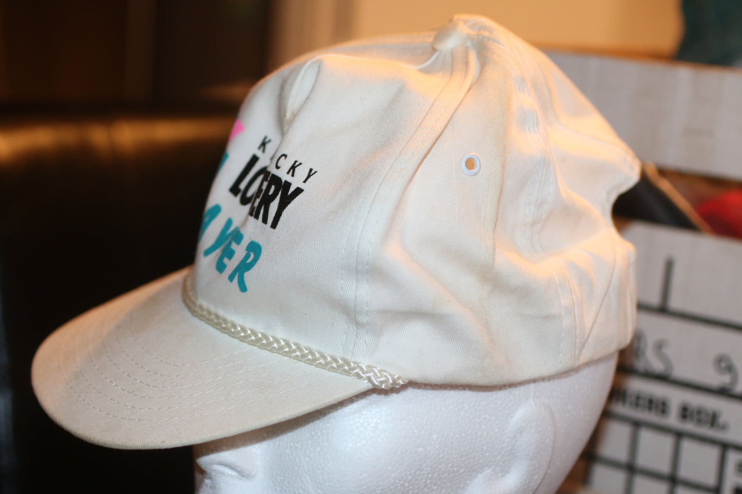 Kentucky Lottery Player Vintage Snapback Hat White Rope Cap USA Promo