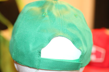 St. Patrick’s Day Green Shamrock Hat – Embroidered Clover Cap – Adjustable