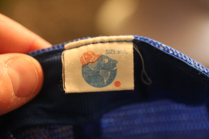 Vintage Pioneer Sportsmen Inc Trucker Hat Blue White Snapback USA Hunting Fishing