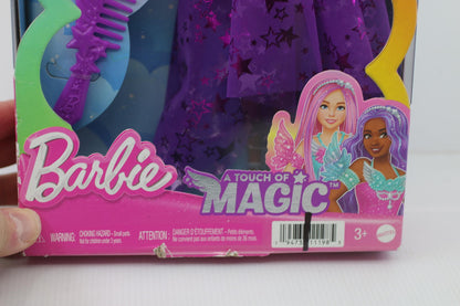 NIB Mattel Barbie A Touch of Magic Brooklyn Doll w/Two Fairytale Pets